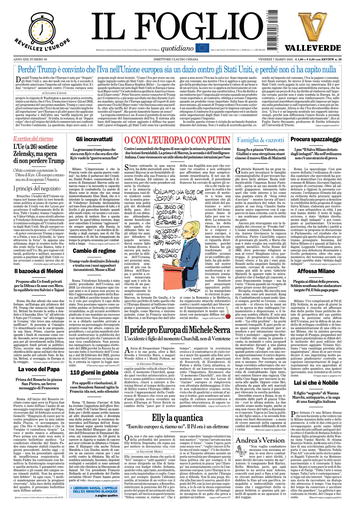 Prima-pagina-il foglio-messina-edizione-di-oggi-07-03-2025